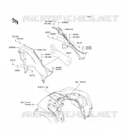 CACHE LAT&Eacute;RAL pour Kawasaki KVF750 4X4I EPS