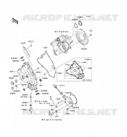 COUVERCLES MOTEUR pour Kawasaki KVF750 4X4I EPS