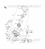 FILTRE A AIR pour Kawasaki KVF750 4X4I EPS