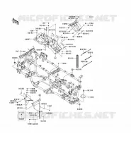 PIECE DE CADRE (COUVERTURE) pour Kawasaki KVF750 4X4I EPS