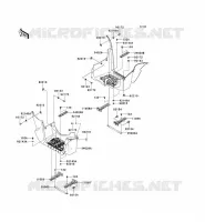 REPOSE PIED pour Kawasaki KVF750 4X4I EPS