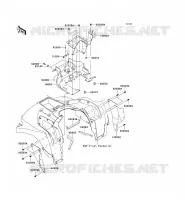 BAVETTE pour Kawasaki BRUTE FORCE 750 4X4I EPS