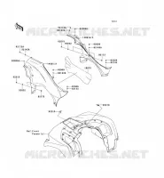 CACHE LAT&Eacute;RAL pour Kawasaki BRUTE FORCE 750 4X4I EPS