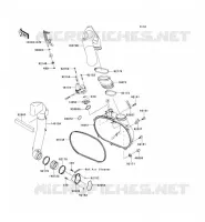 COUVERCLE CONVERTISSEUR pour Kawasaki BRUTE FORCE 750 4X4I EPS