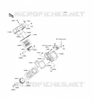 CYLINDRE/PISTON pour Kawasaki BRUTE FORCE 750 4X4I EPS