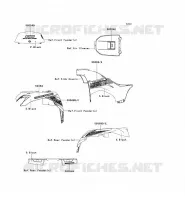 DECALS(BLACK)(GEF)(EU) pour Kawasaki BRUTE FORCE 750 4X4I EPS
