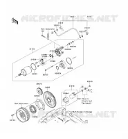 D&Eacute;MARREUR pour Kawasaki BRUTE FORCE 750 4X4I EPS