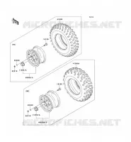 PNEUS pour Kawasaki BRUTE FORCE 750 4X4I EPS