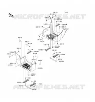 REPOSE PIED pour Kawasaki BRUTE FORCE 750 4X4I EPS