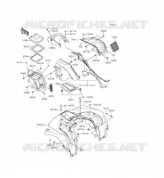 GARDE BOUE AVANT pour Kawasaki BRUTE FORCE 750 4X4I EPS