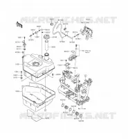 RESERVOIR CARBURANT pour Kawasaki BRUTE FORCE 750 4X4I EPS
