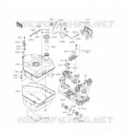 RESERVOIR CARBURANT pour Kawasaki BRUTE FORCE 750 4X4I EPS