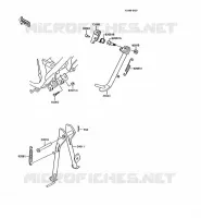 BEQUILLE pour Kawasaki AR125