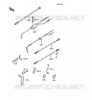 CABLE pour Kawasaki AR125