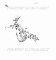 CH&Acirc;SSIS pour Kawasaki AR125