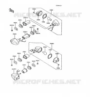 CLIGNOTANT pour Kawasaki AR125