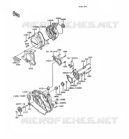 COUVERCLES MOTEUR pour Kawasaki AR125