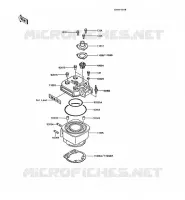CULASSE/CYLINDRE pour Kawasaki AR125