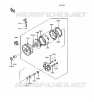 EMBRAYAGE pour Kawasaki AR125