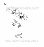 FEUX ARRI&Egrave;RE pour Kawasaki AR125