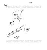 MECANISME DE KICK pour Kawasaki AR125