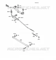 PEDALE DE FREIN pour Kawasaki AR125