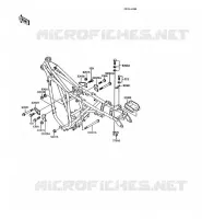 PIECE DE CADRE pour Kawasaki AR125
