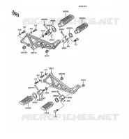 REPOSE PIED pour Kawasaki AR125