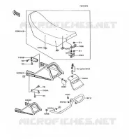 SELLE pour Kawasaki AR125