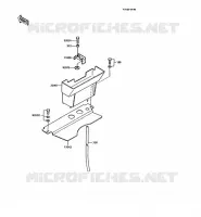 SUPPORT BATTERIE pour Kawasaki AR125