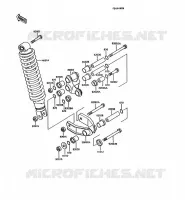 SUSPENSION/AMORTISSEUR pour Kawasaki AR125