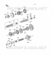 TRANSMISSION pour Kawasaki AR80