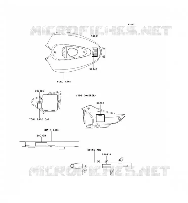 LABEL Kawasaki MOTOS 125 1998 ELIMINATOR 125  BN125-A1