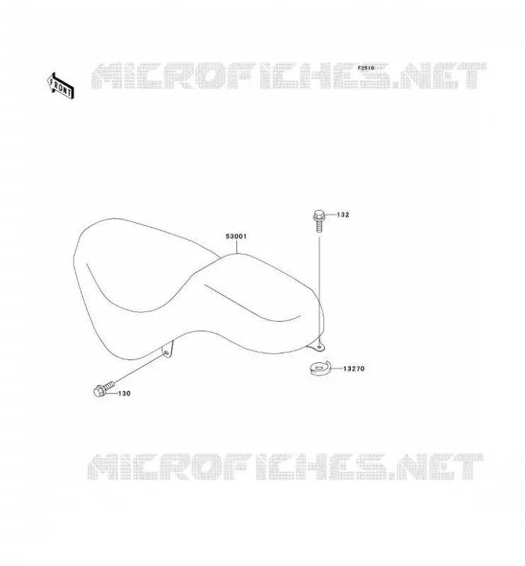 SELLE Kawasaki MOTOS 125 2000 ELIMINATOR 125  BN125-A3
