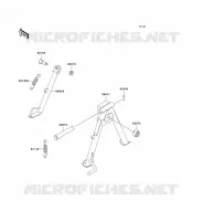 BEQUILLES pour Kawasaki WIND125