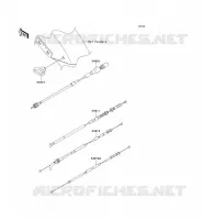 CABLES pour Kawasaki WIND125