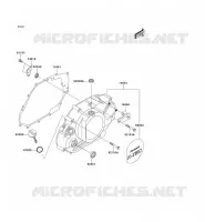 CARTER MOTEUR DROIT(S) pour Kawasaki WIND125