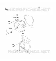 CARTER MOTEUR GAUCHE pour Kawasaki WIND125