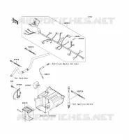 CHASSIS EQUIPMENT ELECTRIQUE pour Kawasaki WIND125