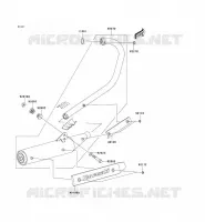 &Eacute;CHAPPEMENT pour Kawasaki WIND125