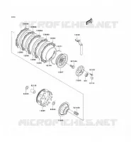 EMBRAYAGE pour Kawasaki WIND125