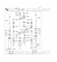 FOURCHE pour Kawasaki WIND125