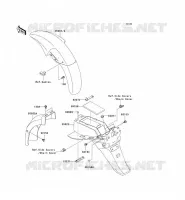 GARDE BOUE pour Kawasaki WIND125