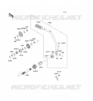 MECANISME DE KICK pour Kawasaki WIND125