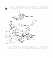 PIECE DE CADRE (COUVERTURE) pour Kawasaki WIND125