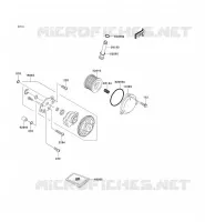 POMPE A HUILE pour Kawasaki WIND125