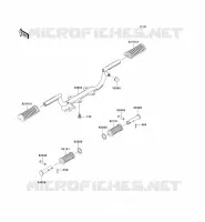 REPOSE PIED pour Kawasaki WIND125