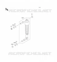 SUSPENSION/AMORTISSEUR pour Kawasaki WIND125