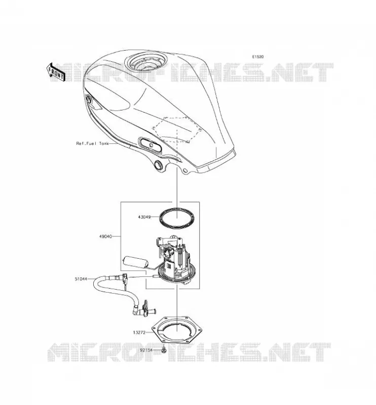 POMPE A ESSENCE Kawasaki MOTOS 250 2015 Z250SL ABS  BR250FFF