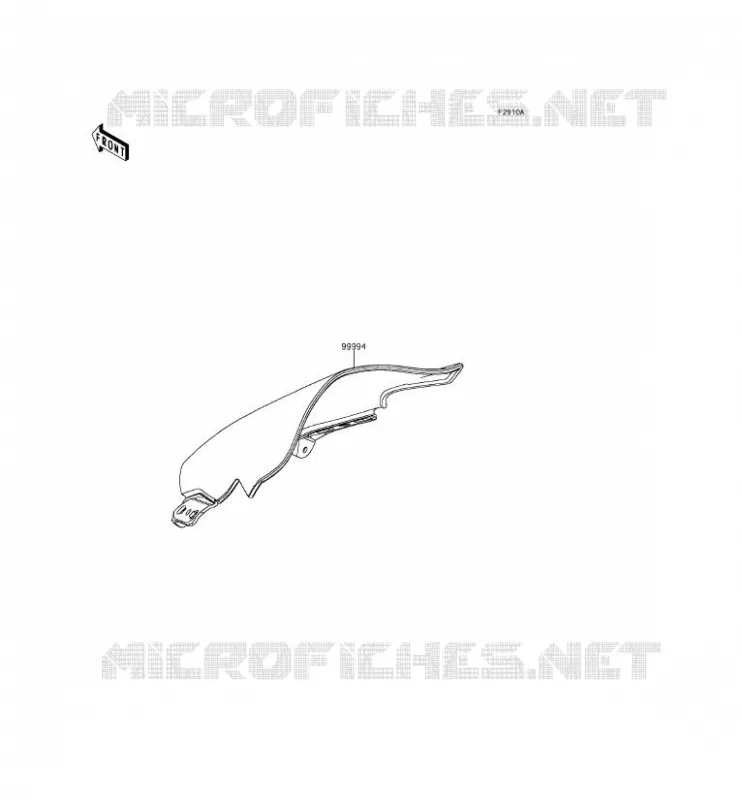 ACCESSOIRE(PARE-BRISE) Kawasaki MOTOS 250 2015 NINJA 250SL ABS  BX250BFS
